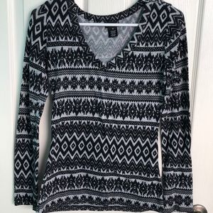Patterned Long Sleeve